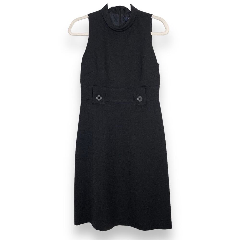 Banana Republic Black Sleeveless Career Dress Size 4